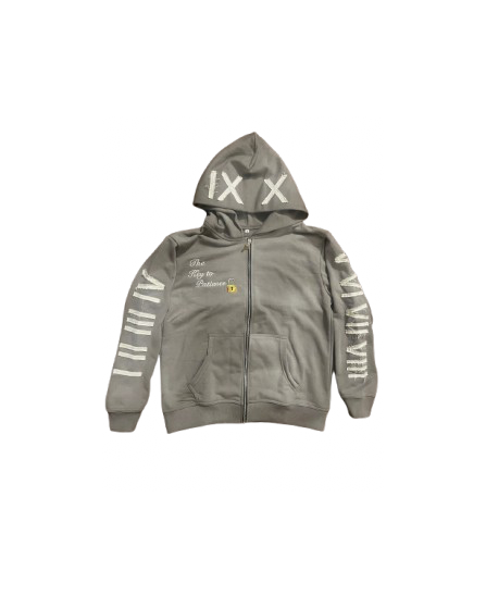 GREY KTP ZIP UP